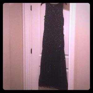 Pizarro Nights beaded evening gown.